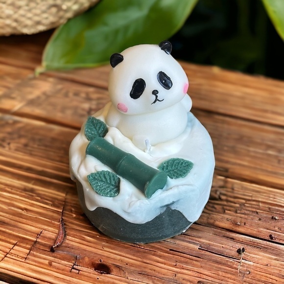 Other - ⚠️SALE Candle // Handmade Panda And Bamboo Candle (Bigger in person) SEND OFFERS